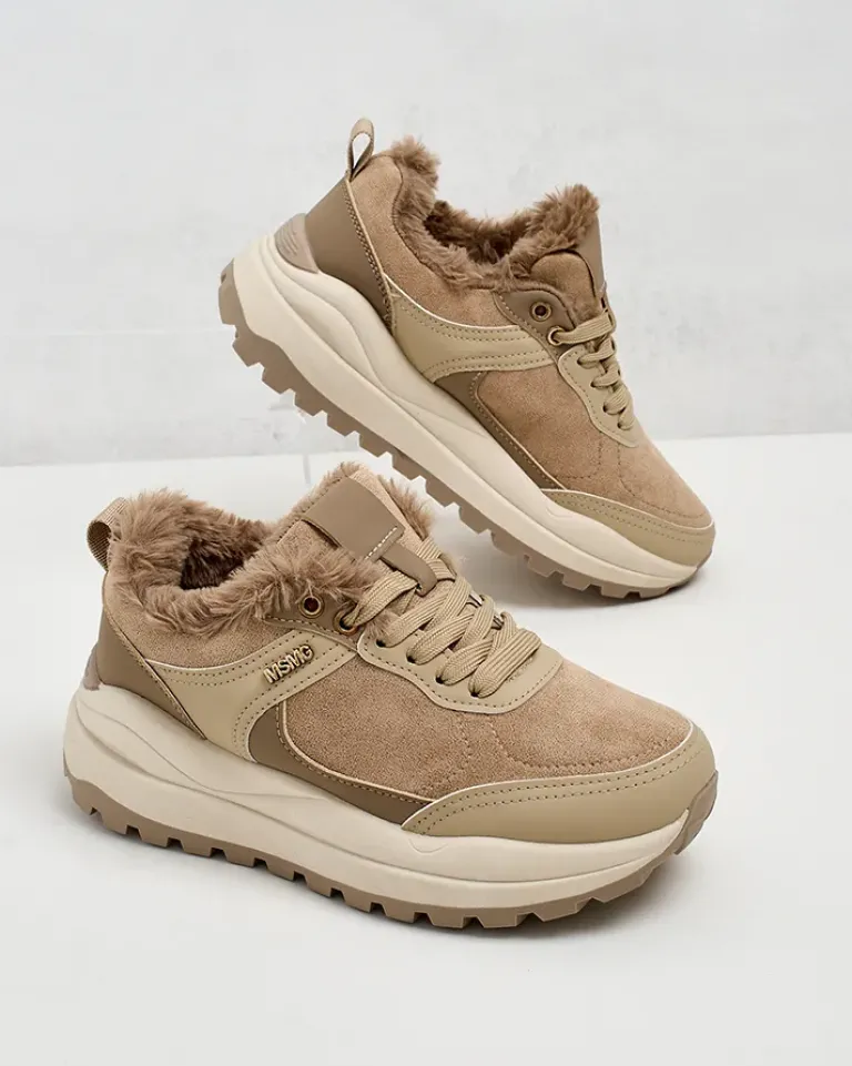 Discount Sneakersy damskie z ociepleniem Ruffi Damskie Ocieplane|Sneakersy