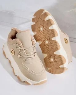 New Sneakersy damskie z ociepleniem Caromi Damskie Ocieplane|Sneakersy