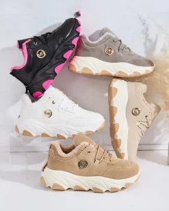 New Sneakersy damskie z ociepleniem Caromi Damskie Ocieplane|Sneakersy