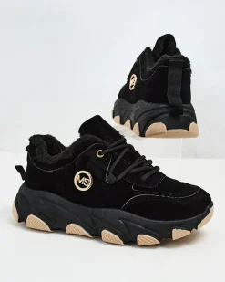 Best Sneakersy damskie z ociepleniem Caroves Damskie Ocieplane|Sneakersy