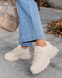 New Sneakersy damskie z ociepleniem Wonfi Damskie Ocieplane|Sneakersy