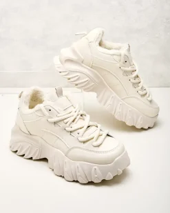 New Sneakersy damskie z ociepleniem Wonfi Damskie Ocieplane|Sneakersy