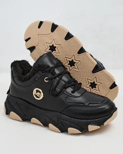 Clearance Sneakersy damskie z ociepleniem Aronni Damskie Ocieplane|Sneakersy