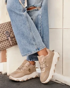 Sneakersy damskie z ociepleniem Aronni Damskie Ocieplane|Sneakersy