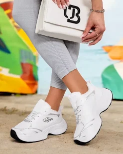 Outlet Sneakersy damskie z ociepleniem Cimen Damskie Ocieplane|Sneakersy