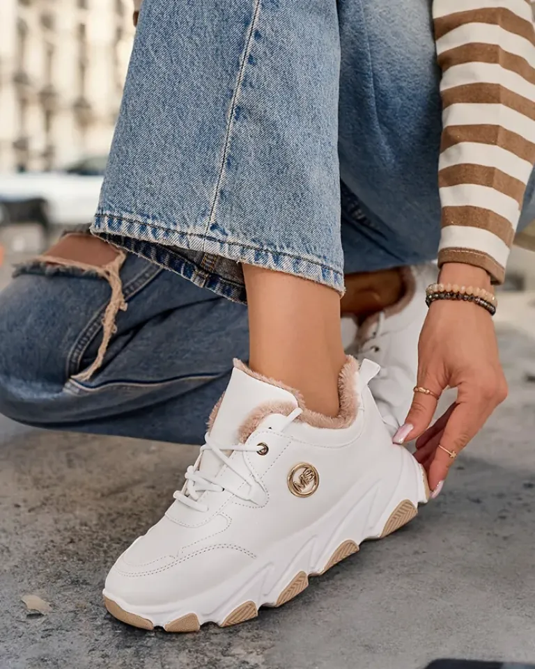 Best Sneakersy damskie z ociepleniem Aronni Damskie Ocieplane|Sneakersy