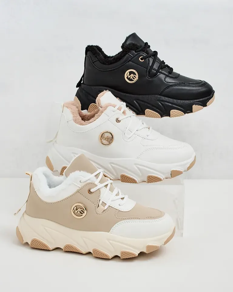 Best Sneakersy damskie z ociepleniem Aronni Damskie Ocieplane|Sneakersy