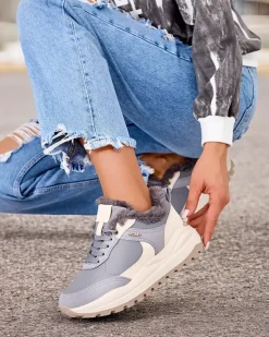 Clearance Sneakersy damskie z ociepleniem Zoru Damskie Ocieplane|Sneakersy