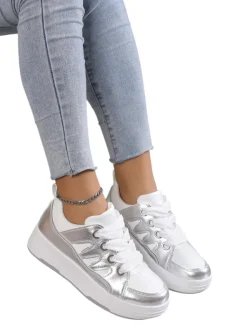 Best Sneakersy damskie na grubszej podeszwie Assaqi Damskie Sneakersy