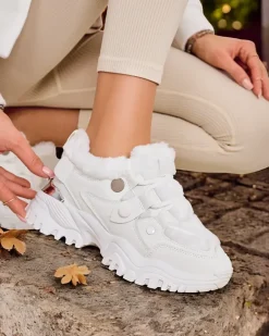 Discount Sneakersy damskie z ociepleniem Poriomo Damskie Ocieplane|Sneakersy