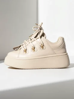 Sale Sneakersy damskie z ozdobnym językiem Domatories Damskie Sneakersy