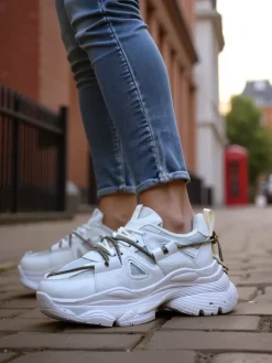 Sale Sneakersy damskie na grubszej podeszwie Reterri Damskie Sneakersy