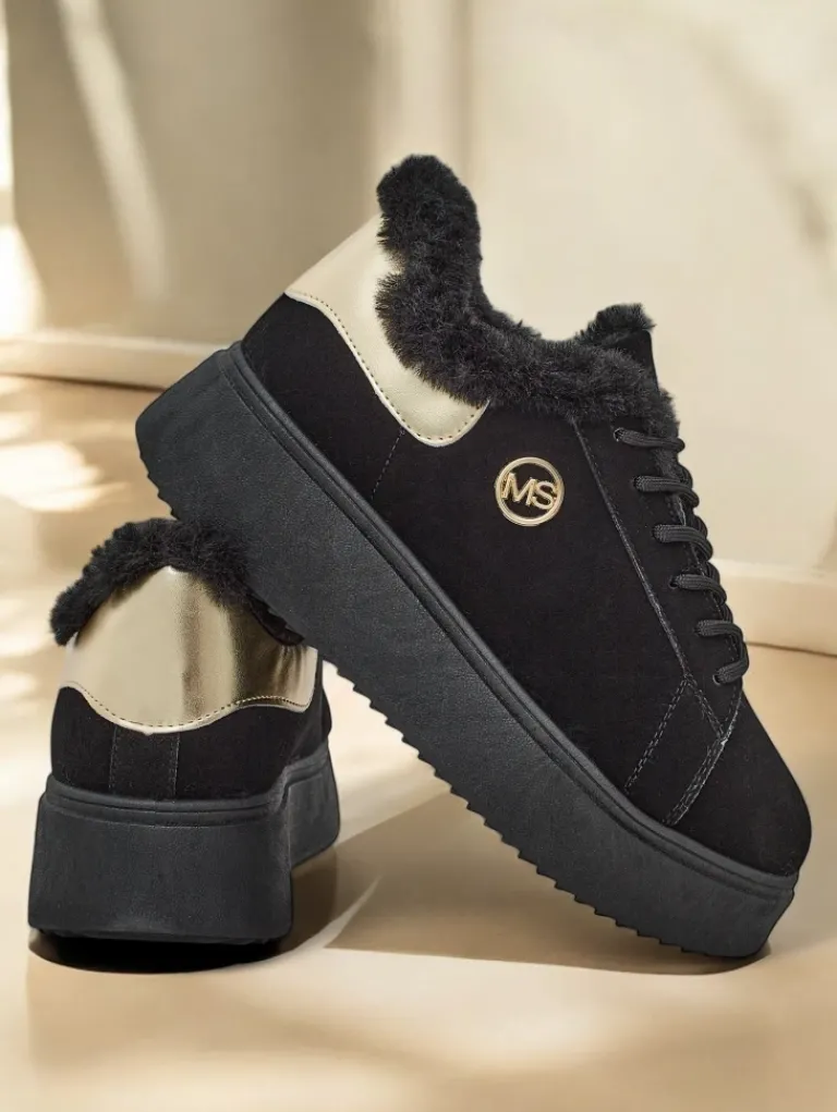 Outlet Sneakersy damskie z ociepleniem Romii Damskie Ocieplane|Sneakersy