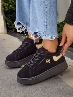 Outlet Sneakersy damskie z ociepleniem Romii Damskie Ocieplane|Sneakersy