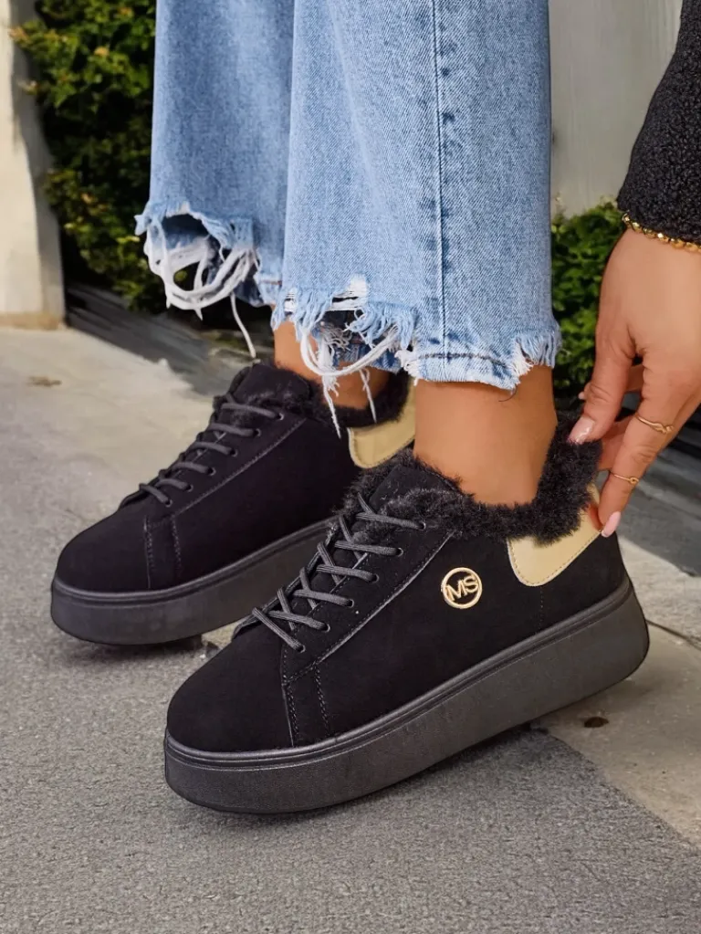 Outlet Sneakersy damskie z ociepleniem Romii Damskie Ocieplane|Sneakersy