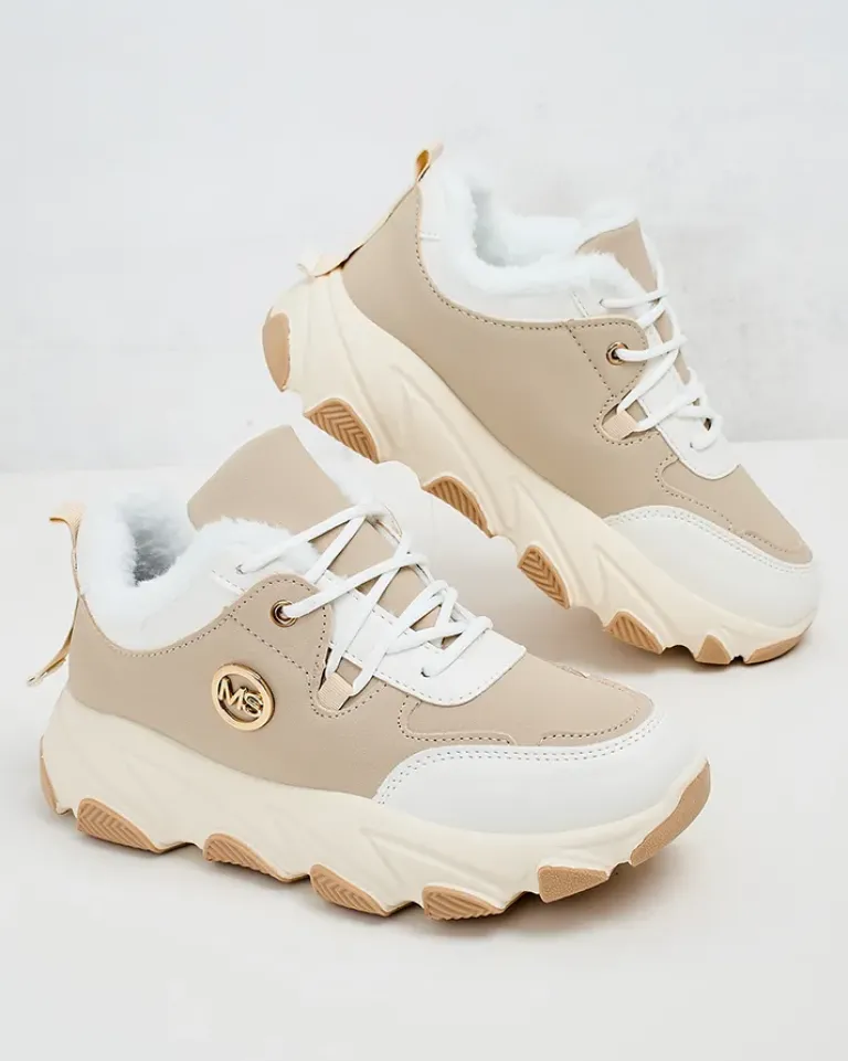 Best Sneakersy damskie z ociepleniem Aronni Damskie Ocieplane|Sneakersy