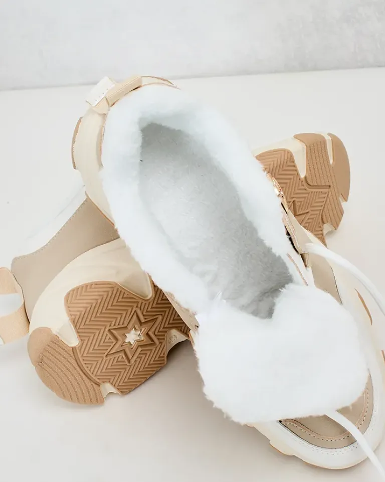 Best Sneakersy damskie z ociepleniem Aronni Damskie Ocieplane|Sneakersy