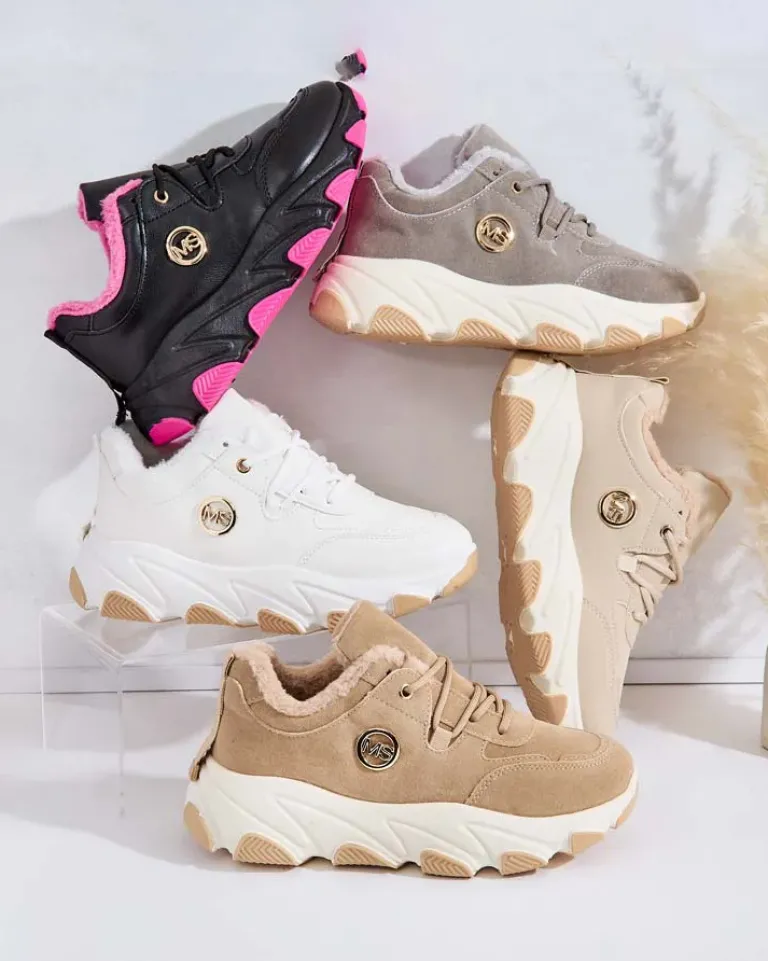 Best Sneakersy damskie z ociepleniem Caromi Damskie Ocieplane|Sneakersy