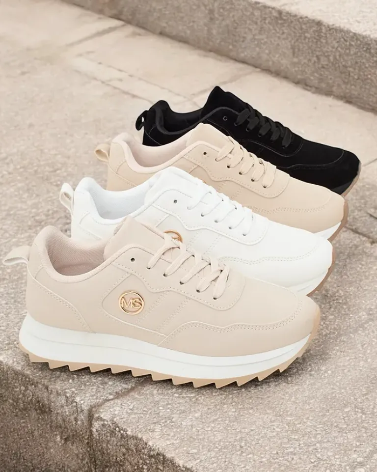 Sneakersy damskie Borumo Damskie Sneakersy