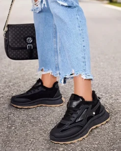 New Sneakersy damskie z ociepleniem Terib Damskie Ocieplane|Sneakersy