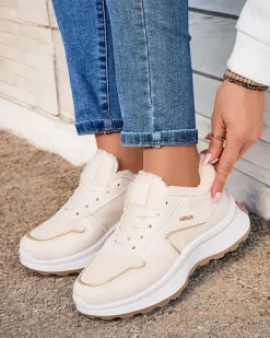 Discount Sneakersy damskie z ociepleniem Ronniz Damskie Ocieplane|Sneakersy
