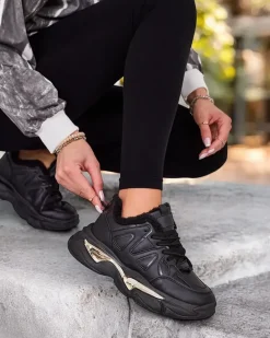 Clearance Sneakersy damskie z ociepleniem Comiv Damskie Ocieplane|Sneakersy