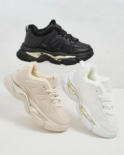 Clearance Sneakersy damskie z ociepleniem Comiv Damskie Ocieplane|Sneakersy