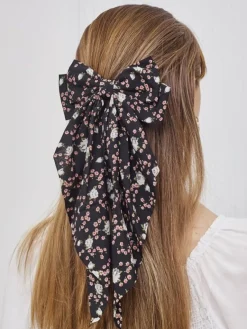 Clearance Spinka do włosów- kokardka w kwiatuszki Florinae Damskie Akcesoria Do Włosów