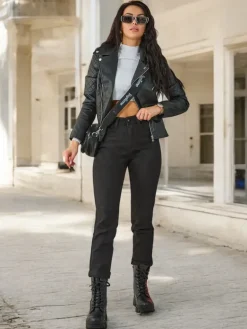 Outlet Spodnie damskie mom jeans Jeansy