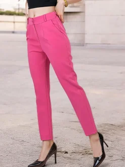 Spodnie damskie materiałowe Spodnie Materiałowe