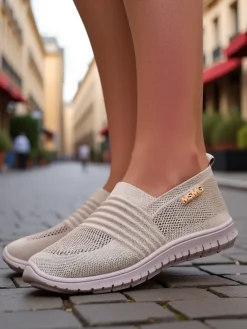 Best Sportowe mokasyny damskie Sortpes Półbuty