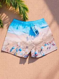 Clearance Sportowe męskie krótkie spodenki z ochronną siateczką Spodnie