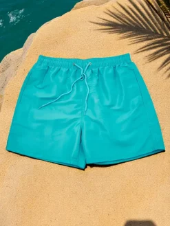 Sale Sportowe męskie krótkie spodenki z ochronną siateczką Spodnie