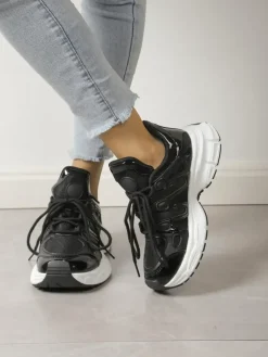 Best Sportowe sneakersy damskie na grubszej podeszwie Onve Damskie Sneakersy