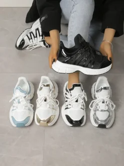 Best Sportowe sneakersy damskie na grubszej podeszwie Onve Damskie Sneakersy