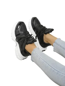 Best Sportowe sneakersy damskie na grubszej podeszwie Onve Damskie Sneakersy