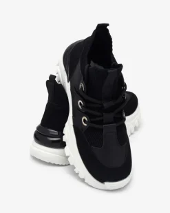 Hot Sportowe sneakersy damskie w kolorze czarno Hasola Damskie Bieganie, Ćwiczenia I Trening|Sneakersy