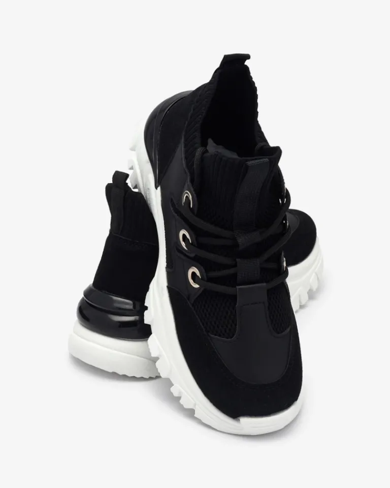 Hot Sportowe sneakersy damskie w kolorze czarno Hasola Damskie Bieganie, Ćwiczenia I Trening|Sneakersy