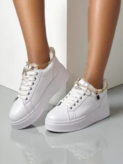 Sale Sportowe sneakersy damskie na platformie Helsas Damskie Sneakersy