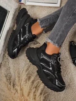 Sportowe sneakersy damskie Street Fashion Damskie Sneakersy