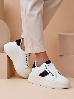 Sportowe sneakersy damskie na platformie Gevin Damskie Sneakersy