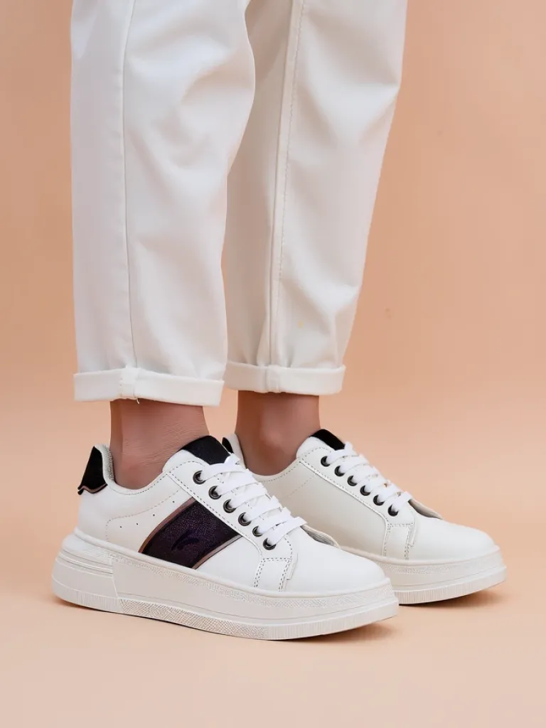 Sportowe sneakersy damskie na platformie Gevin Damskie Sneakersy