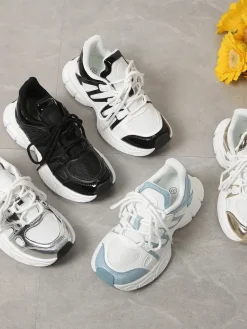 Sportowe sneakersy damskie na grubszej podeszwie Onve Damskie Sneakersy