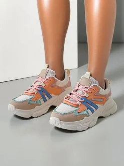 Best Sportowe sneakersy damskie na grubszej podeszwie Aimo Damskie Sneakersy