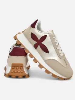 Sportowe sneakersy damskie na grubszej podeszwie Aloqa Damskie Sneakersy