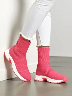 Sportowe wysokie sneakersy damskie Leriot Damskie Sneakersy