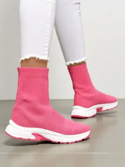 Sportowe wysokie sneakersy damskie Leriot Damskie Sneakersy