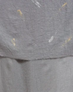 Online Szary damski cienki szalik z brokatem Damskie Chusty / Apaszki / Szaliki