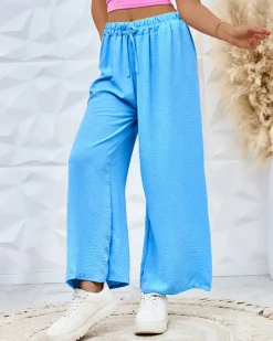 Szerokie spodnie damskie Spodnie Materiałowe