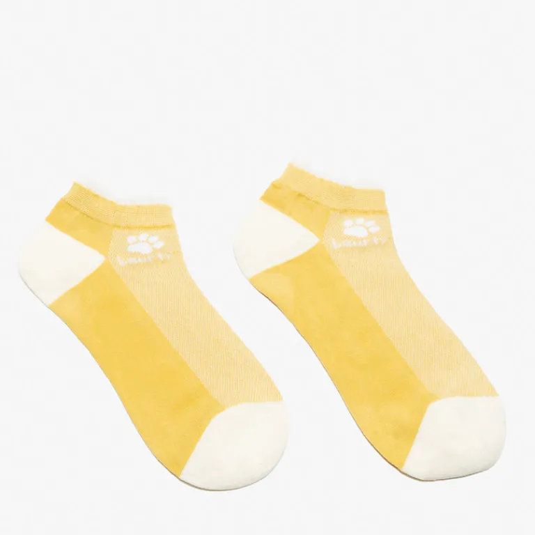 Best Żółte damskie skarpetki stopki Skarpetki